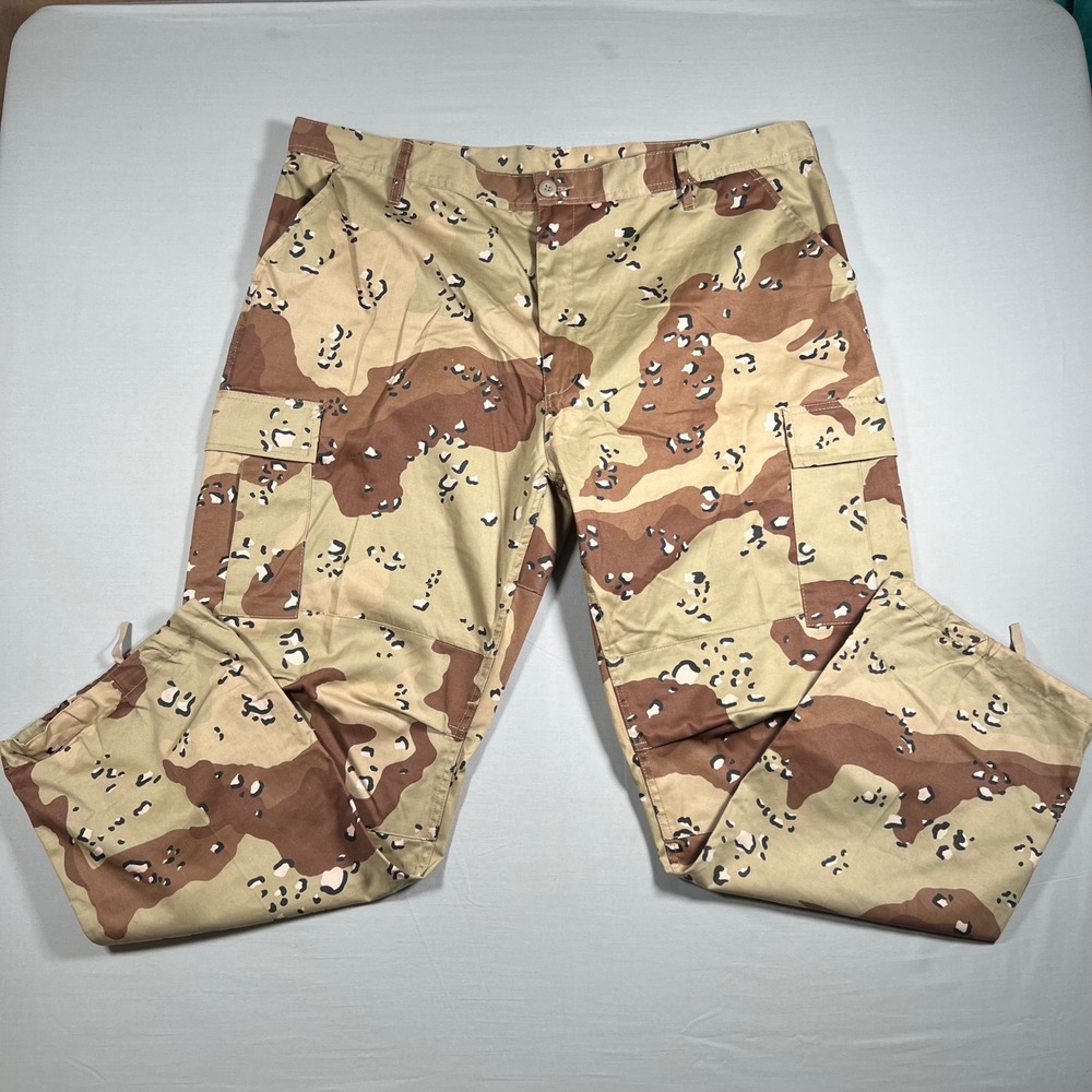 Rothco BDU Cargo Pants Mens XXL Regular Desert Chocolate Chip Camo Tactical